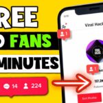 How to Get free TikTok Followers Daily (100% Real And Active)